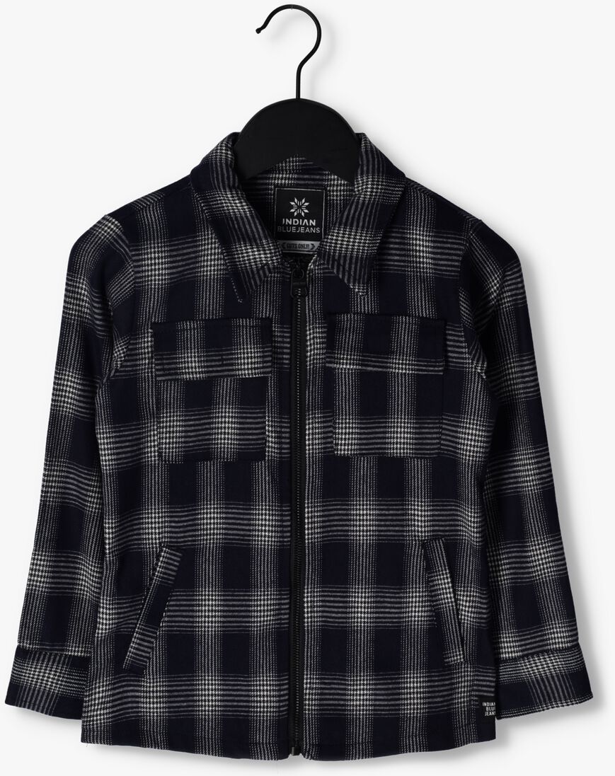 INDIAN BLUE JEANS blauwe indian blue jeans jack shirt jacket check