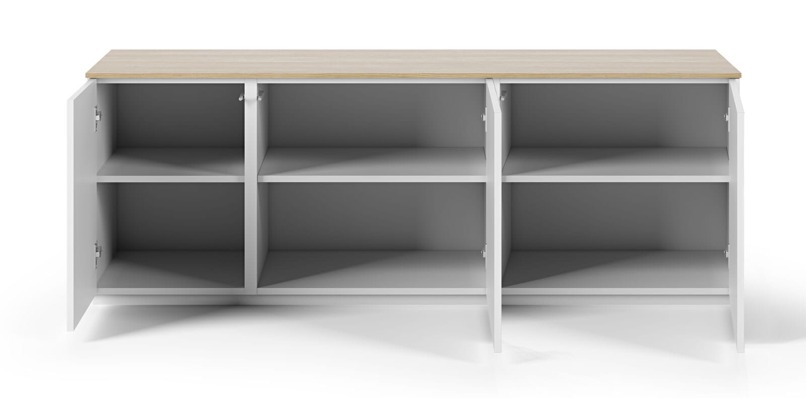 Sideboard JOIN 160 x 57 cm Eiche weiß
