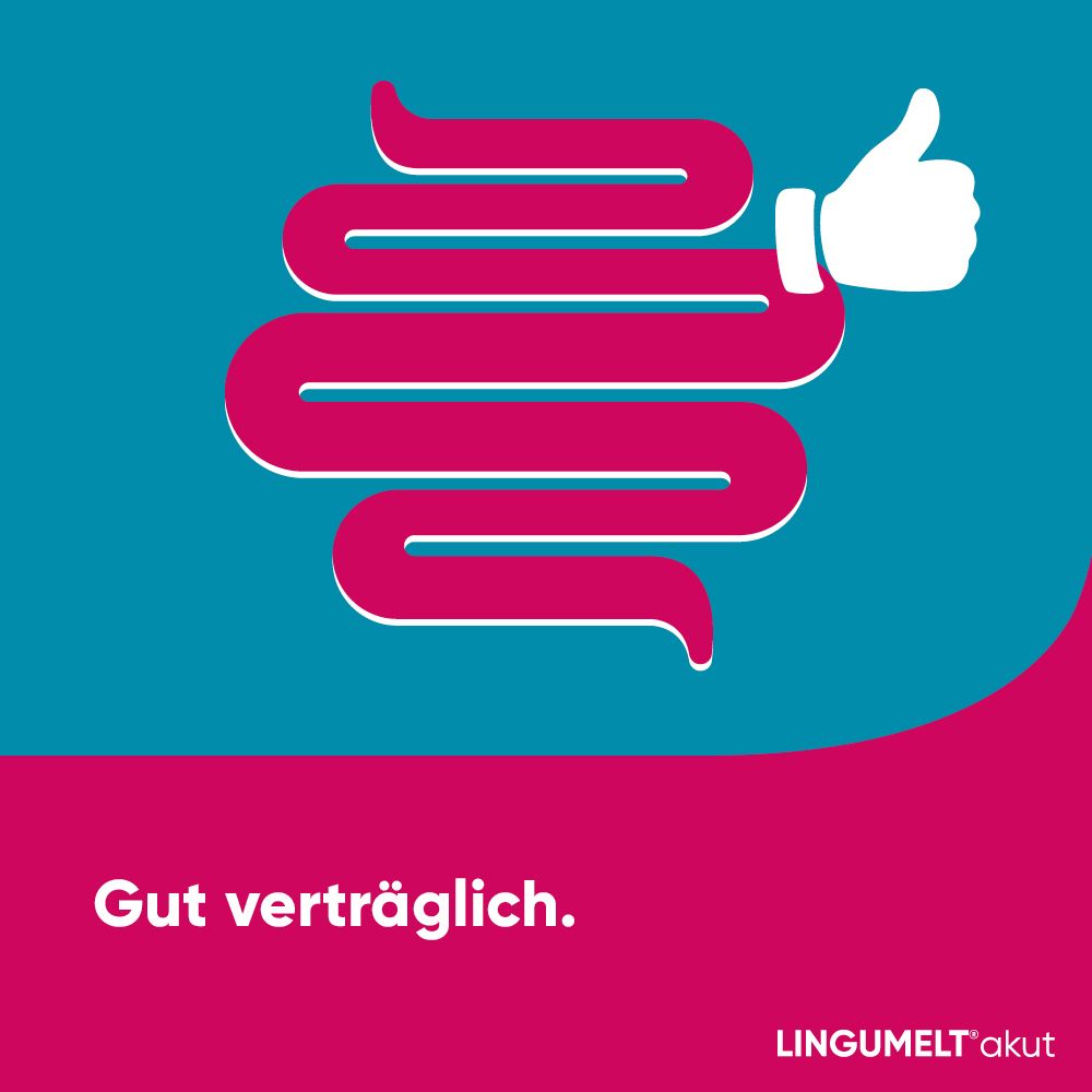 LINGUMELT akut Lyophilisate stoppt schnell akuten Durchfall