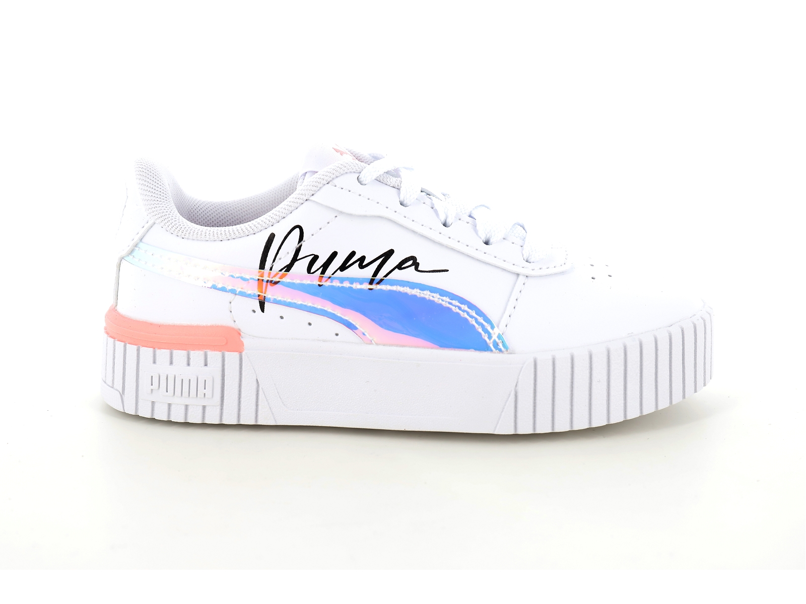 Puma-392655 Synthétique Blanc Rose