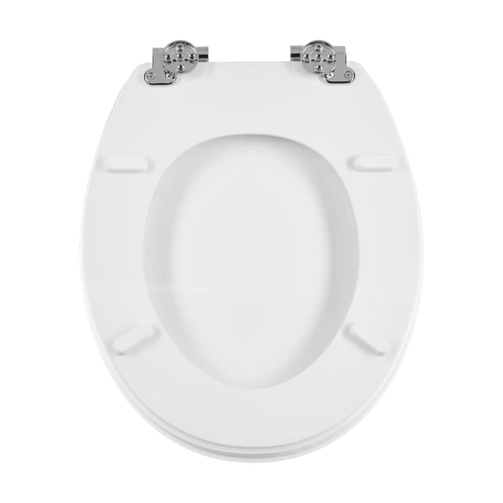 Brillant Slow Down Holz WC Sitz Toiletten Deckel Auflage Badezimmer Home Deko mit Absenkautomatik (31171710) - Kaleidoscope