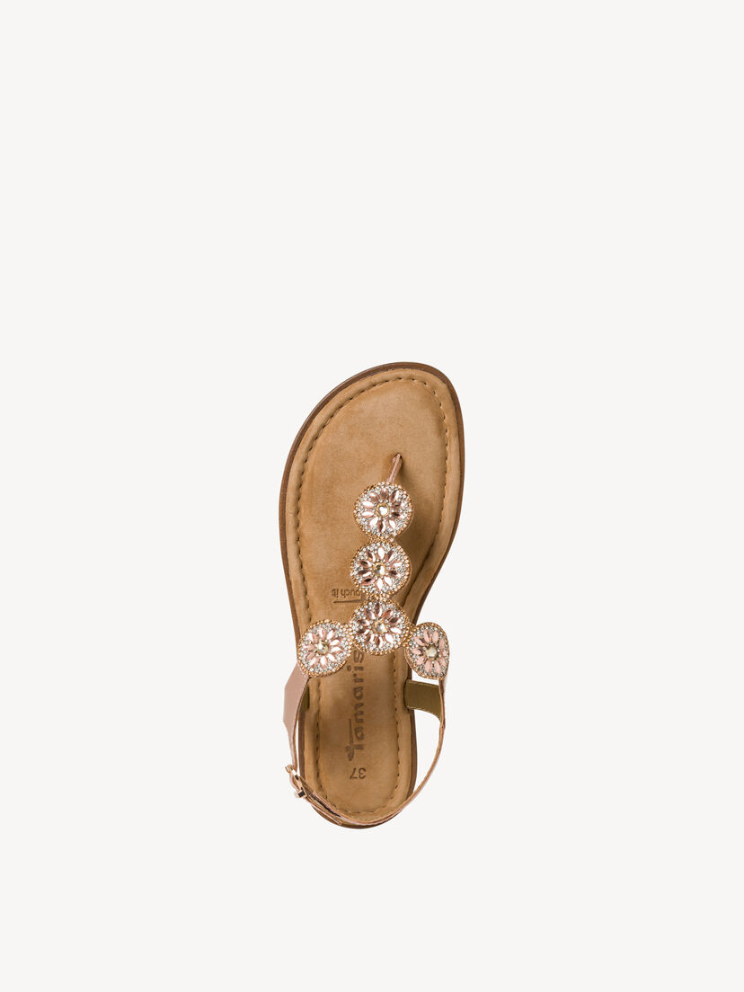 Leren Sandaal - metallic