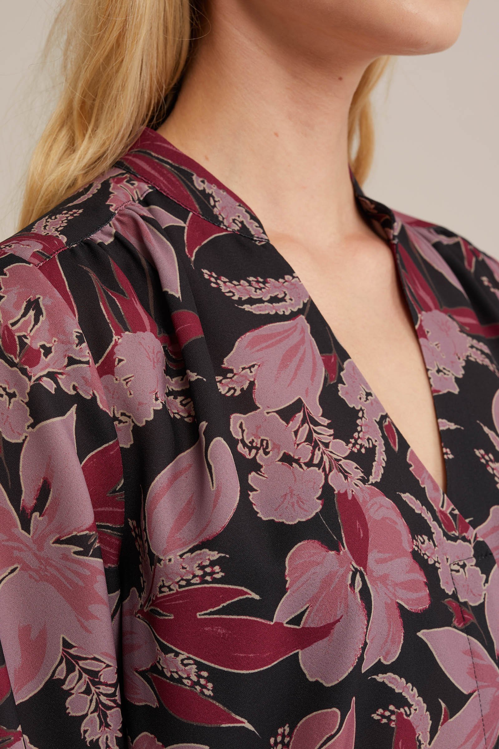 jurk met dessin WE Fashion Multikleur