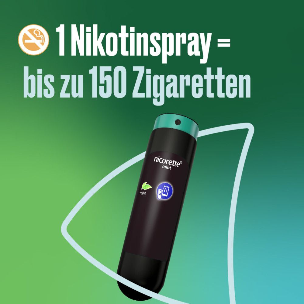 nicorette® mint Spray- Jetzt 20% Rabatt sichern*