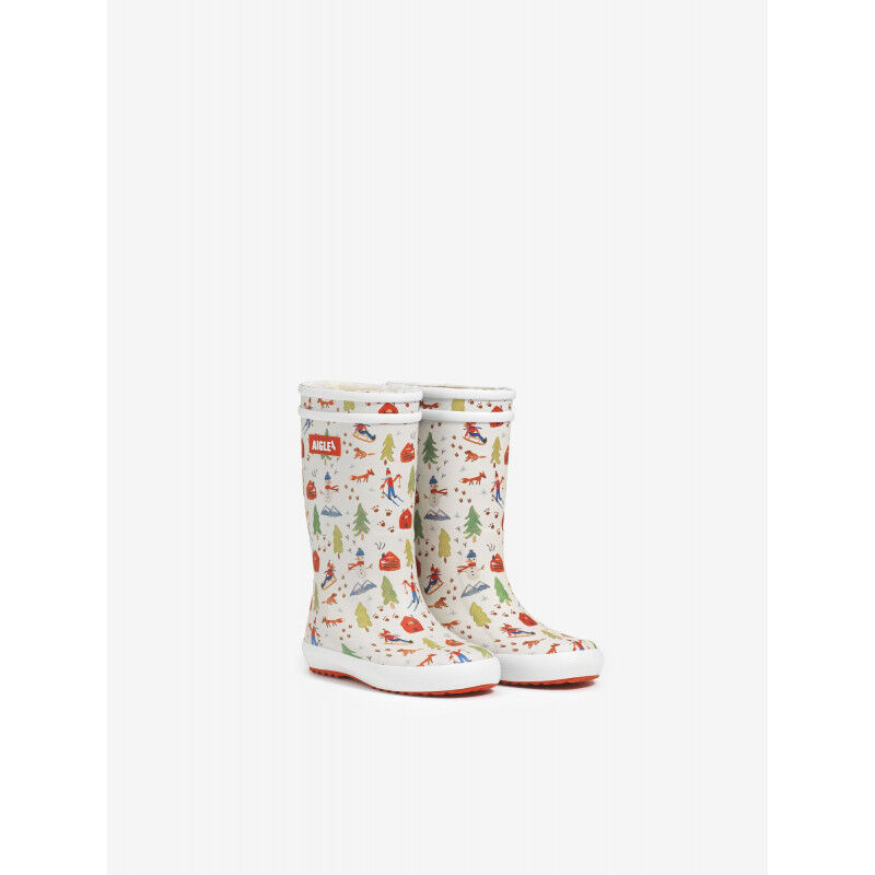 Lolly Pop Fur Print - Bottes de pluie enfant