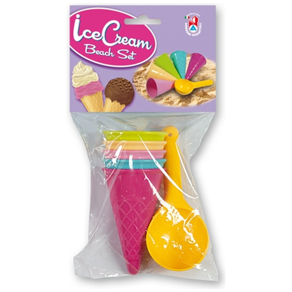 6-teiliges Eiscreme-Strandset