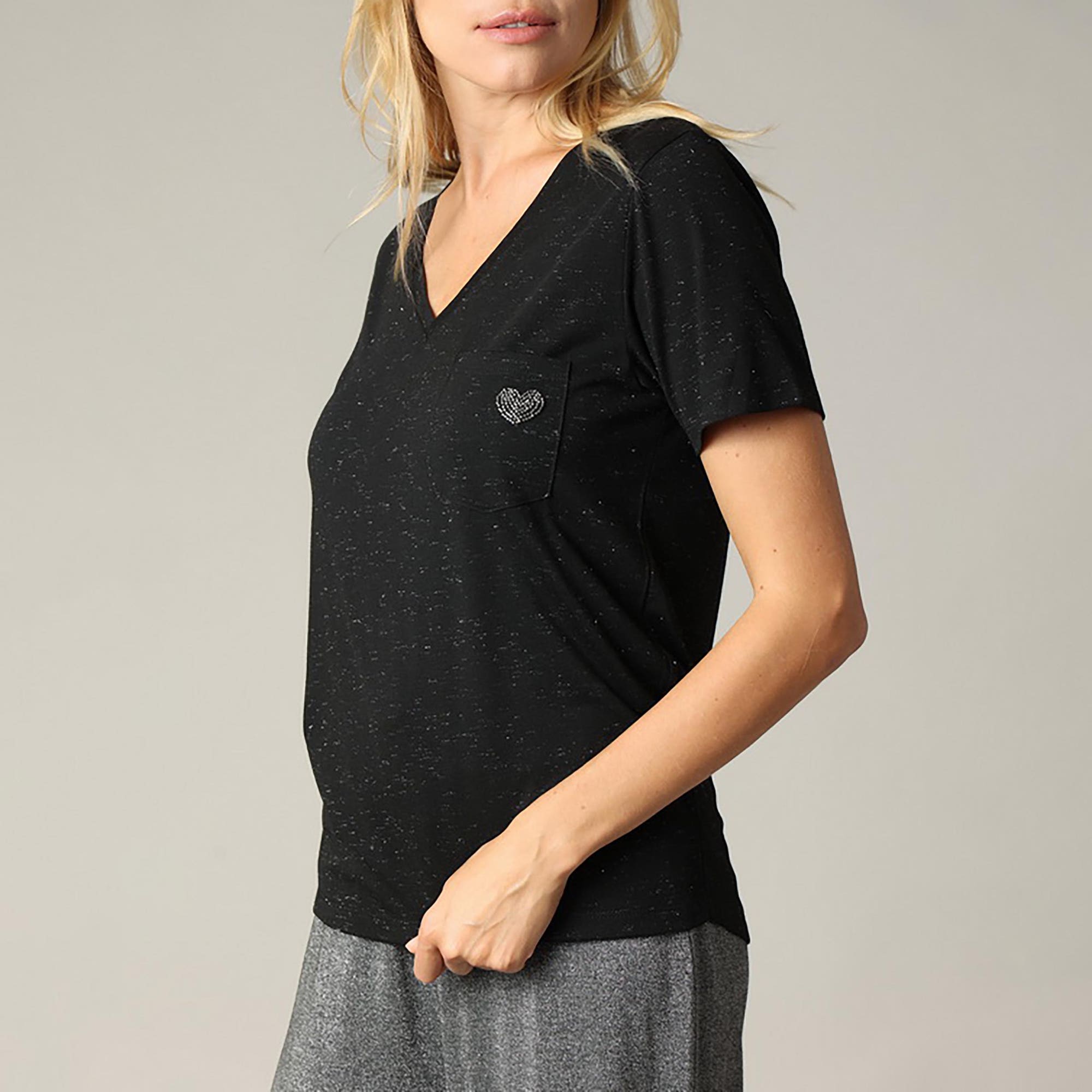 T-shirt Femme noir
