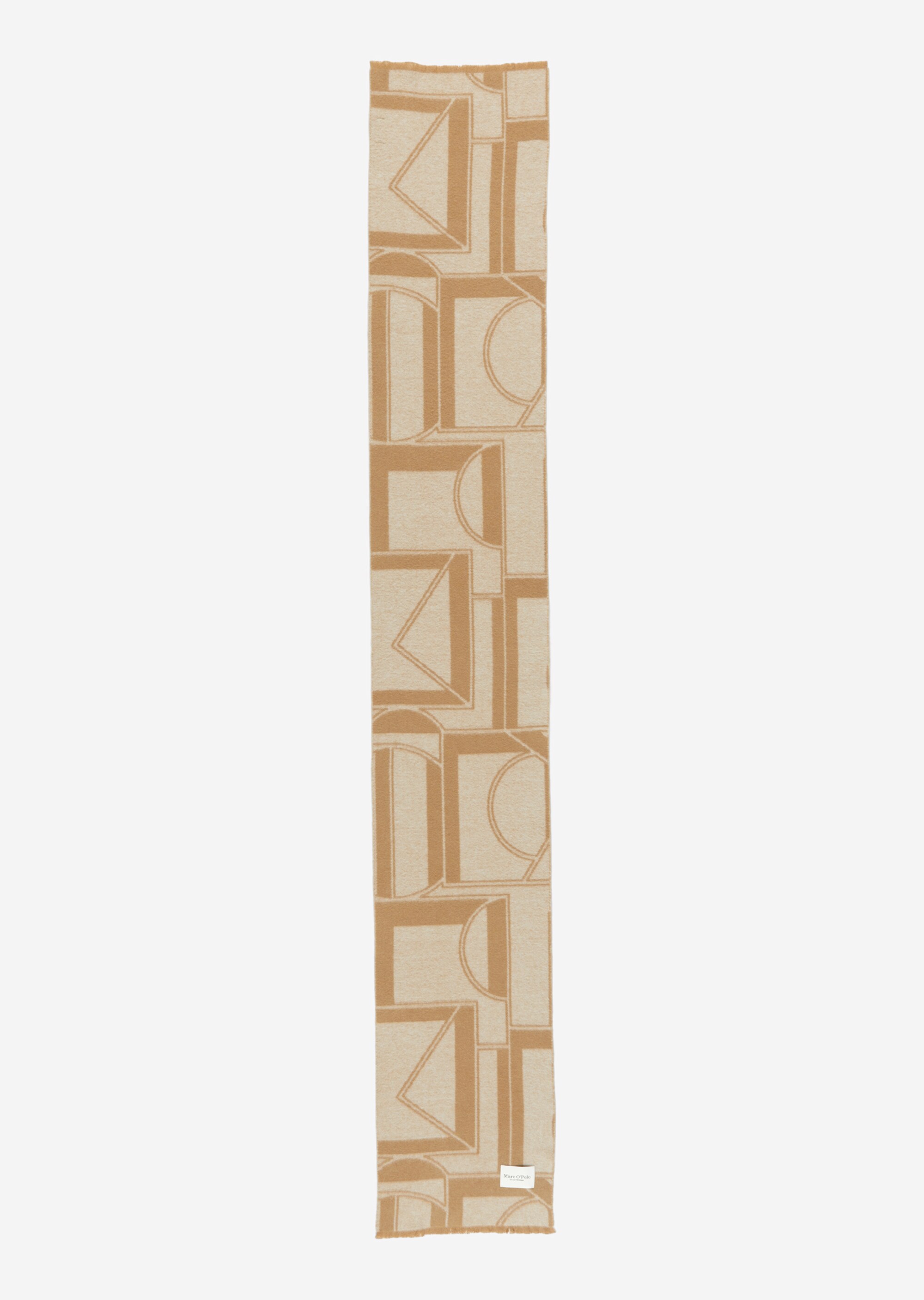 Jacquard-Schalaus Schurwolle-Mix