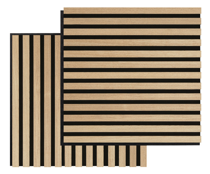 Akustikpanel Square ash 22 × 520 × 520 mm 2-pk.