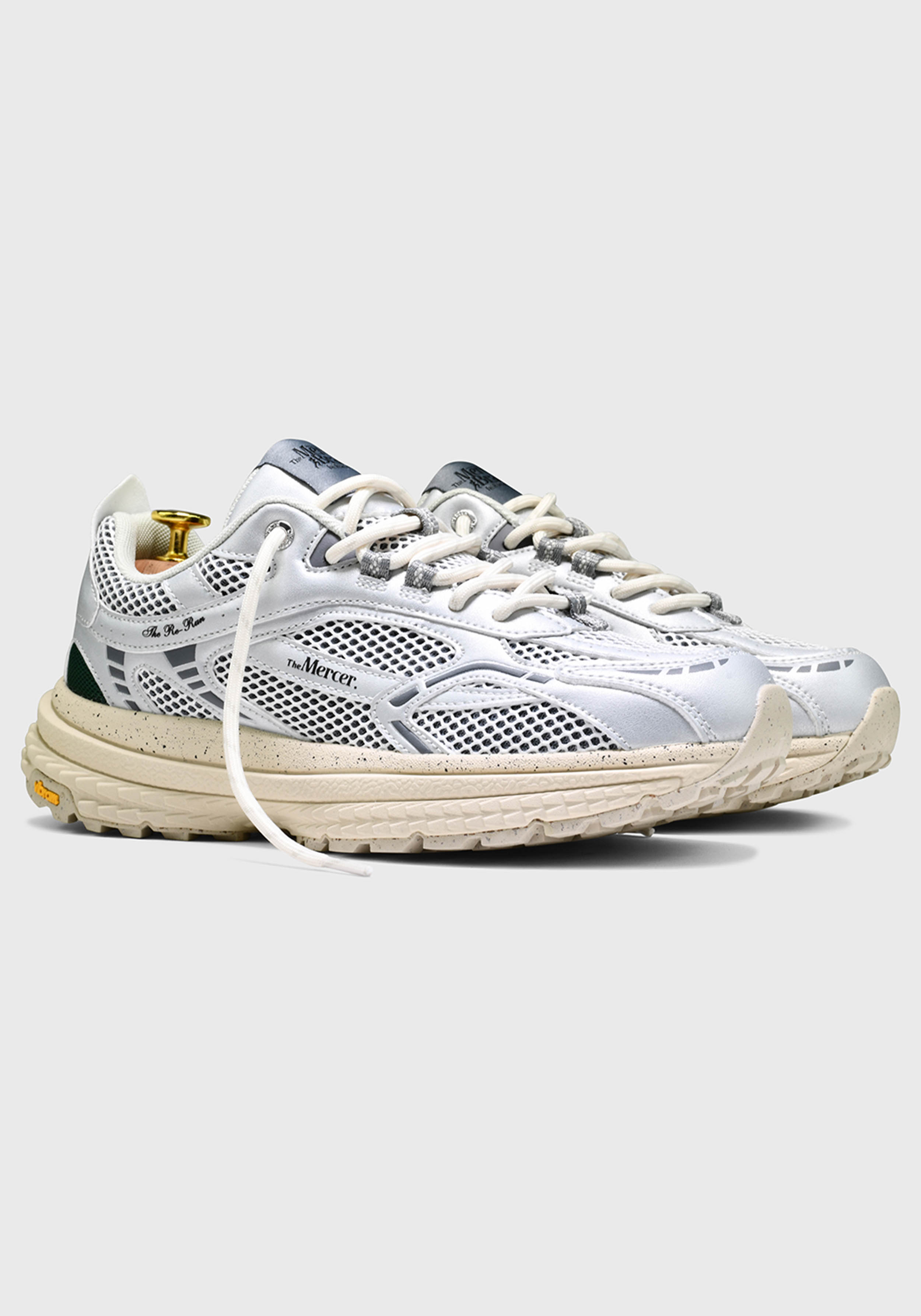 Mercer Sneaker The Re-Run Vibram Silver
