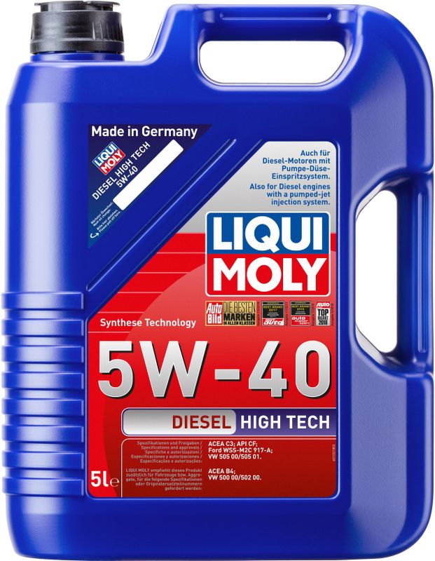 Liqui Moly - Diesel High Tech - Motorolie - 5W40 - 5 Liter