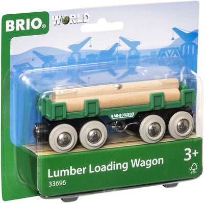 BRIO World 33696 Tømmervogn M/Tømmer