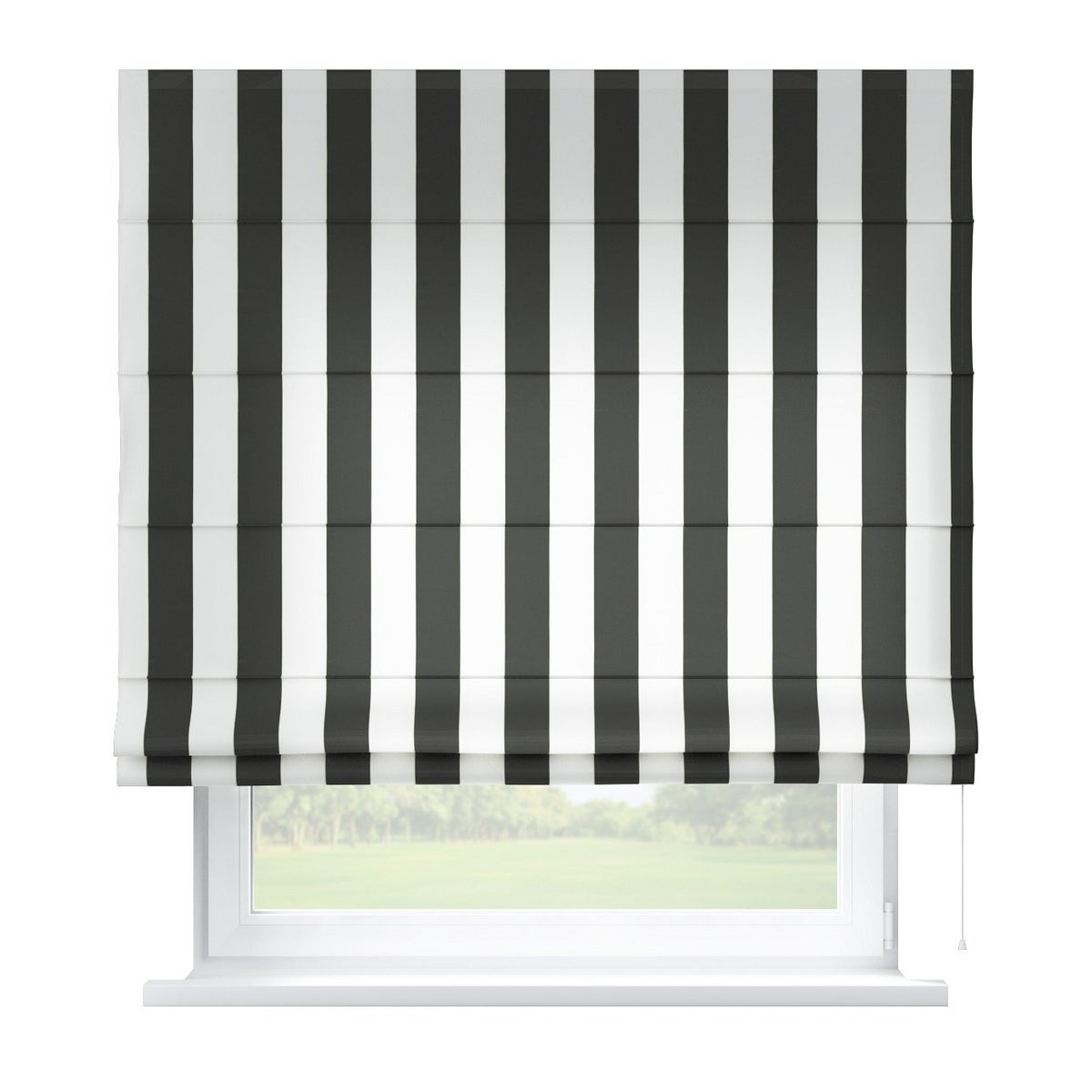 Romeinse blinde strips zwart-wit, 120x160 cm