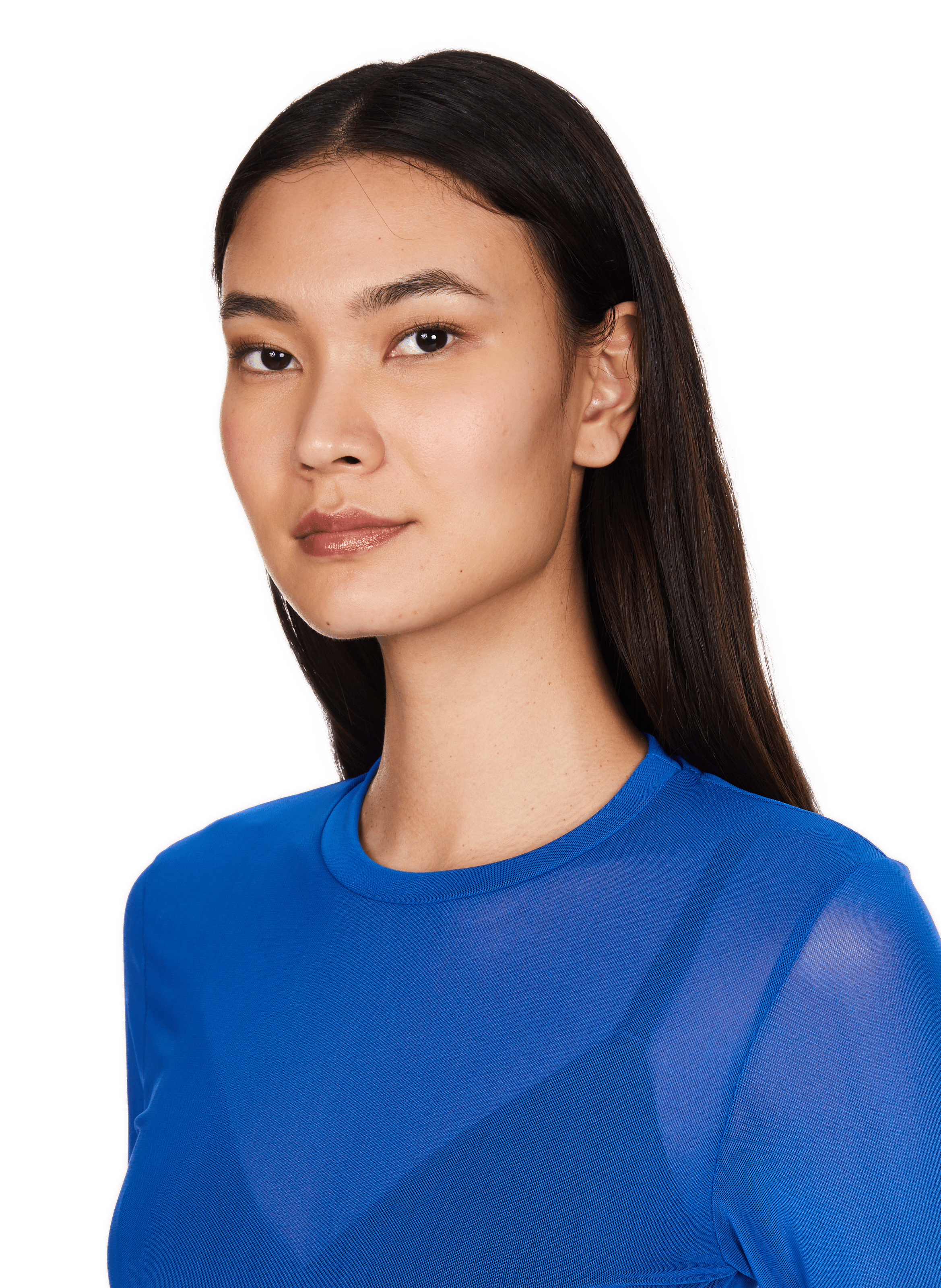 SIBODY - Body manches longue en mesh| Bleu