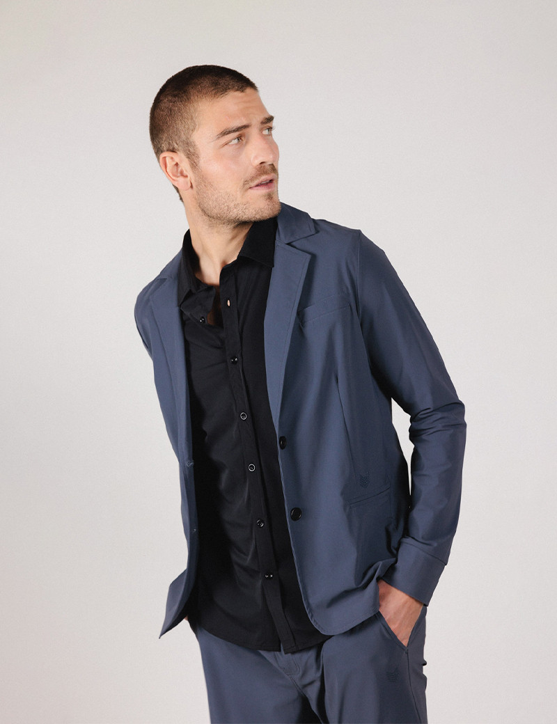 HBT BLAZER  ANDY  ANTHRACITE HOMME