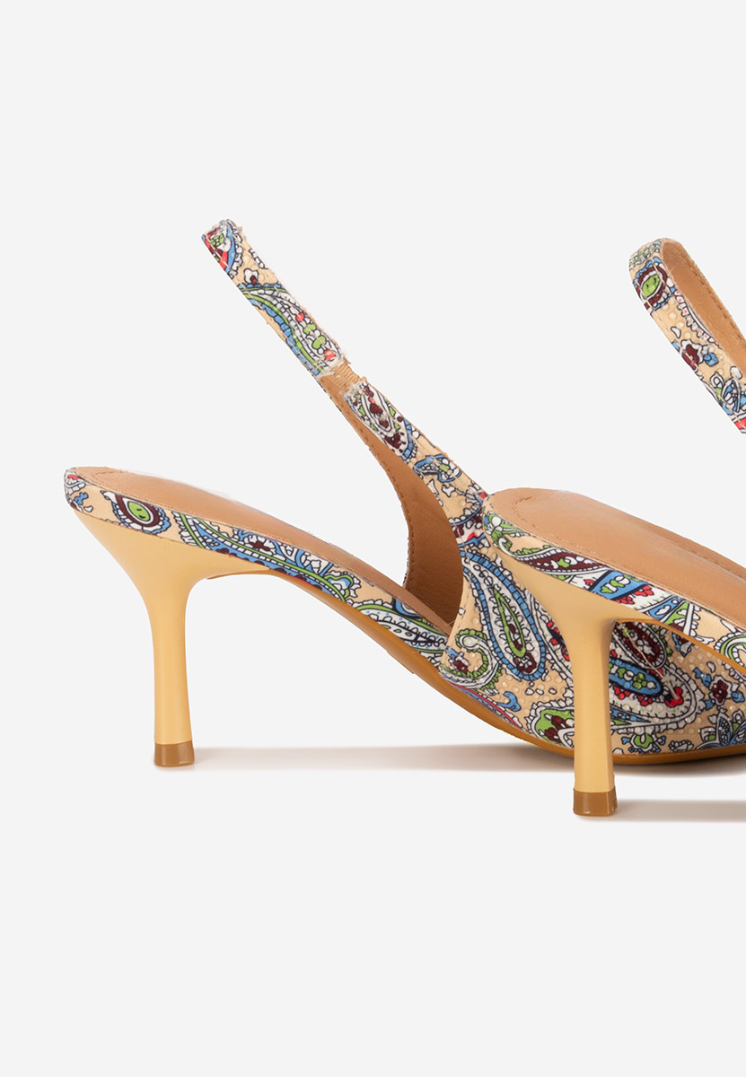 Chaussures slingback beige Ivorya