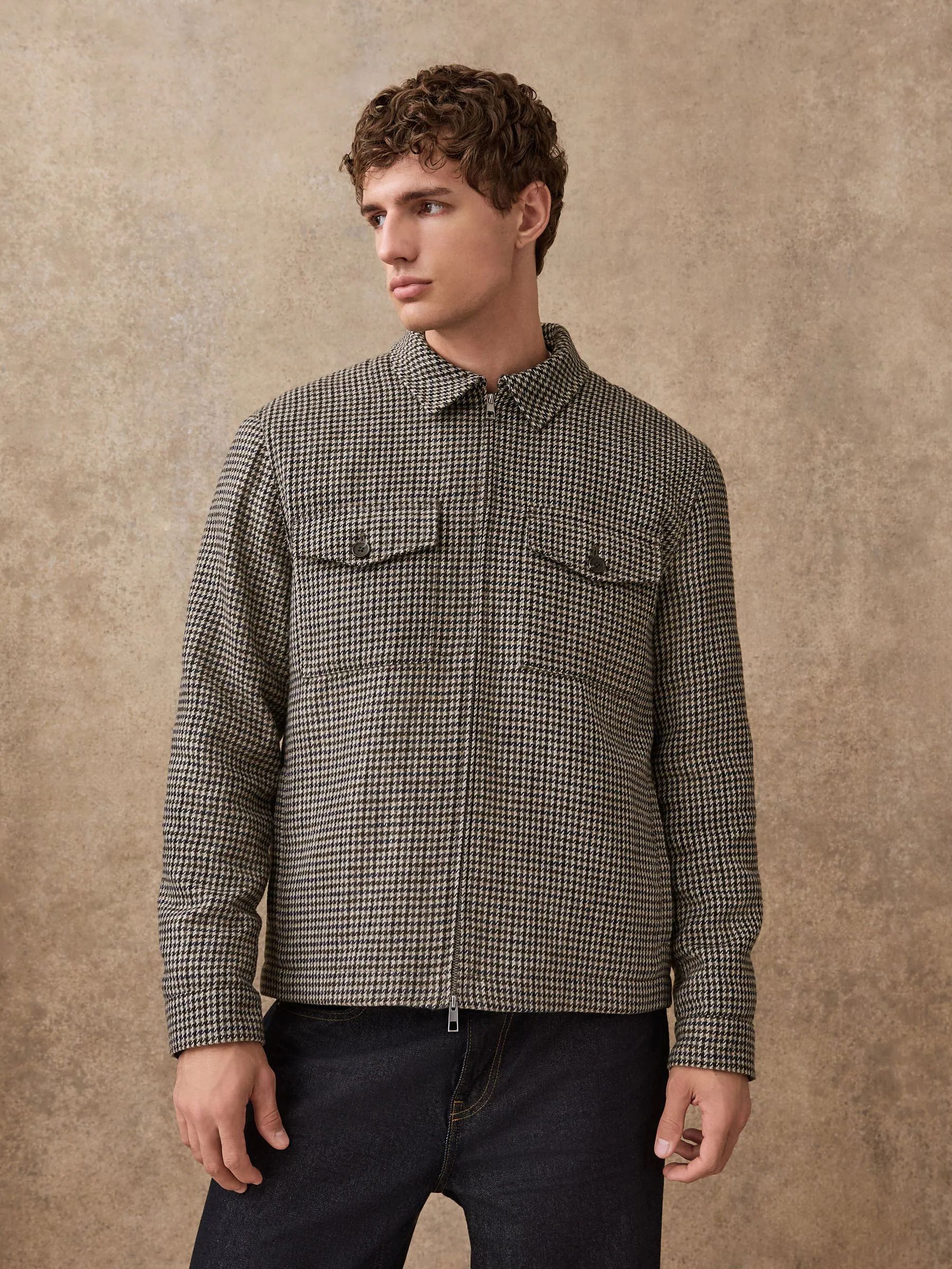 Grijs - Slimme Dogtooth Twin Pocket-jas