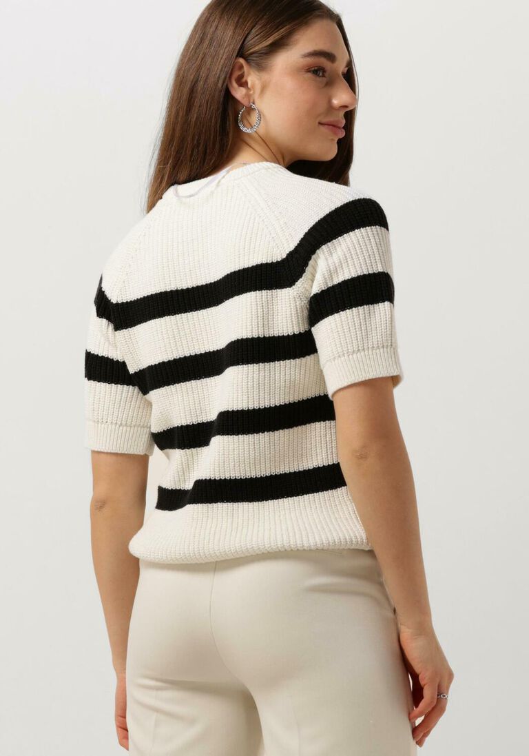 SELECTED FEMME witte selected femme trui slfbloomie ss knit o-neck