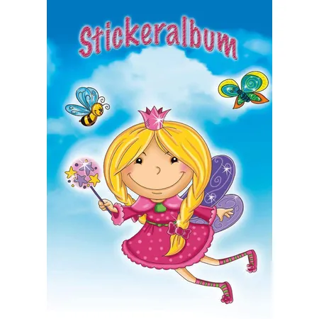 Avery Zweckform Z-Design 57798 Kinder Sticker Sammelalbum, Prinzessin, 1 Stück/1 Stück