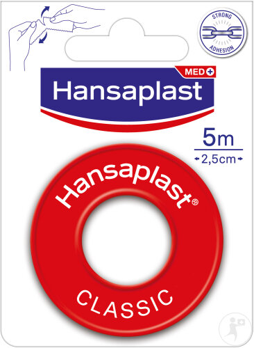 Hansaplast Classic Sparadrap 5m x 2,5cm Pièce 1