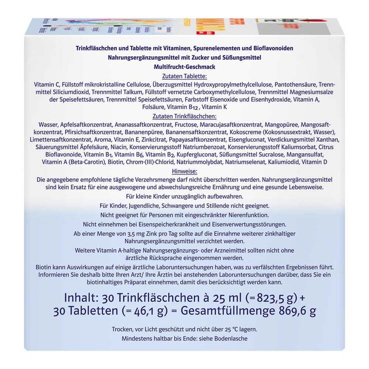 Doppelherz Orthopro Immun Duo system Trinkampullen, 30 St