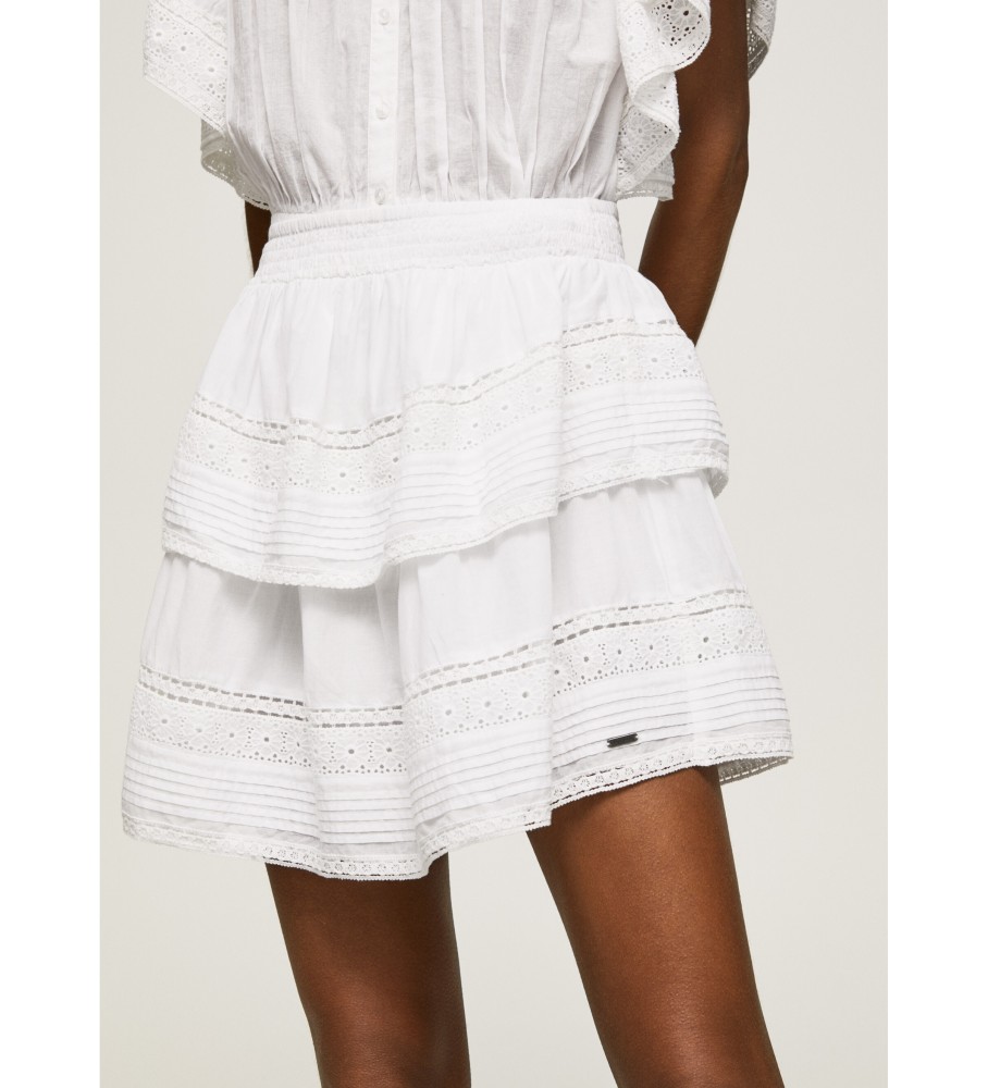 Pepe Jeans Falda Prana branca