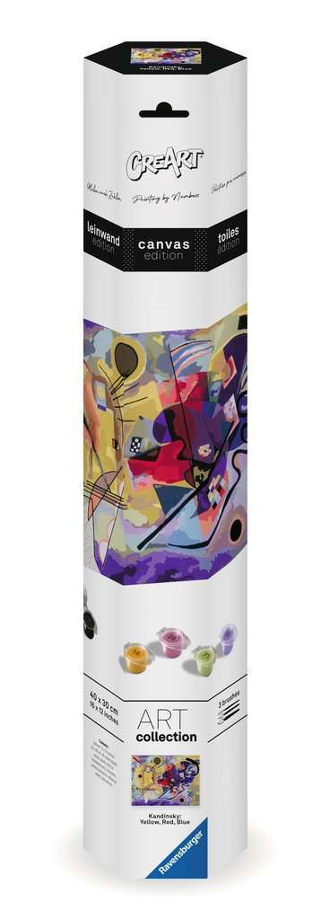 Ravensburger Spiel Leinwand ART Collection: Gelb, Rot, Blau (Kandinsky)