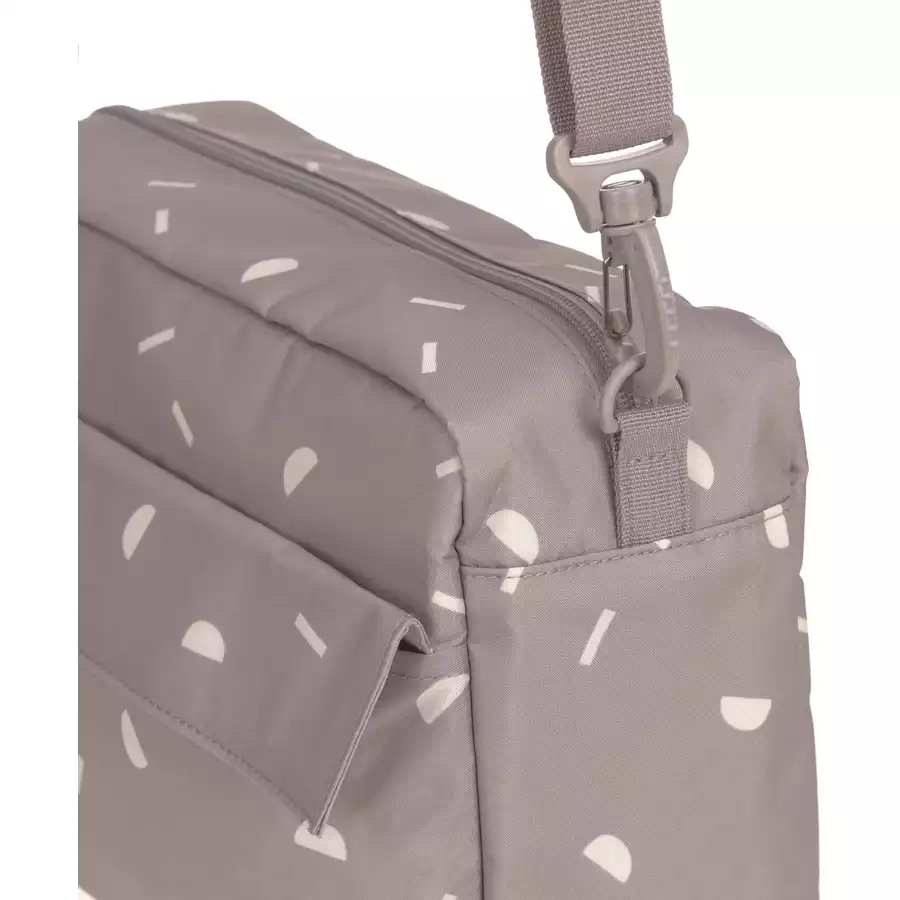 LÄSSIG Kinderwagentasche Casual Buggy Organizer Bag Blocks taupe