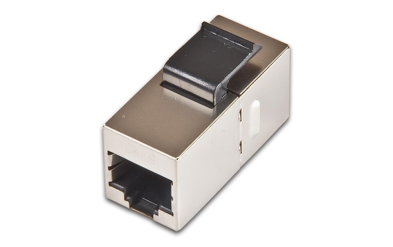 Keystone-Modul Cat.6, STP, RJ-45-RJ-45Verbindungsmodul, 2x RJ-45 weiblich