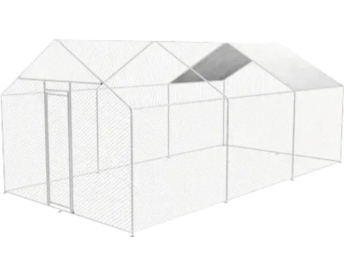 Rits DIY dierenren 3 x 6 x 2,5 m ZI-CR362 voor kippen, pluimvee, konijnen, cavia's