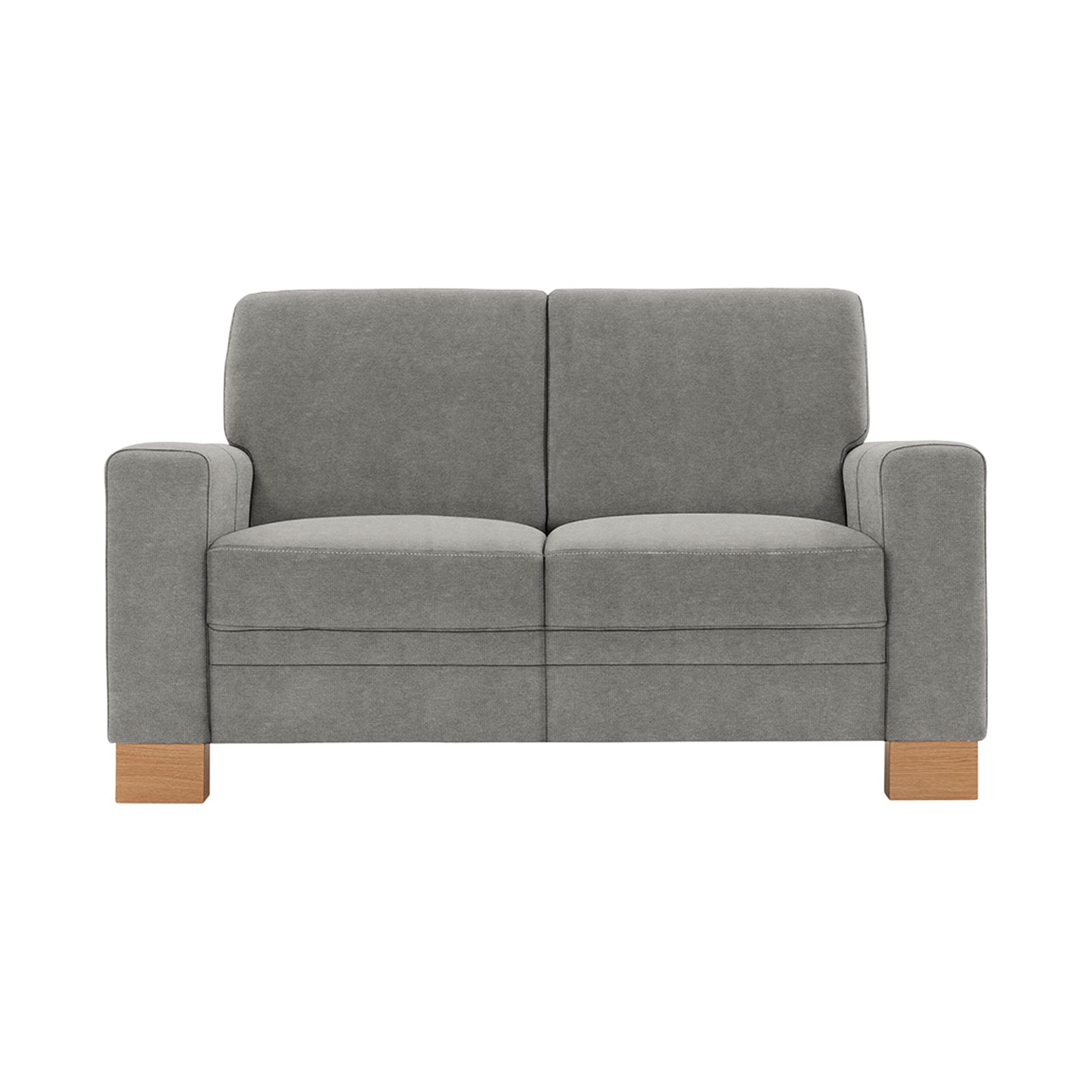 polsterpower 2-Sitzer-Sofa - Belle silver - Basismodell