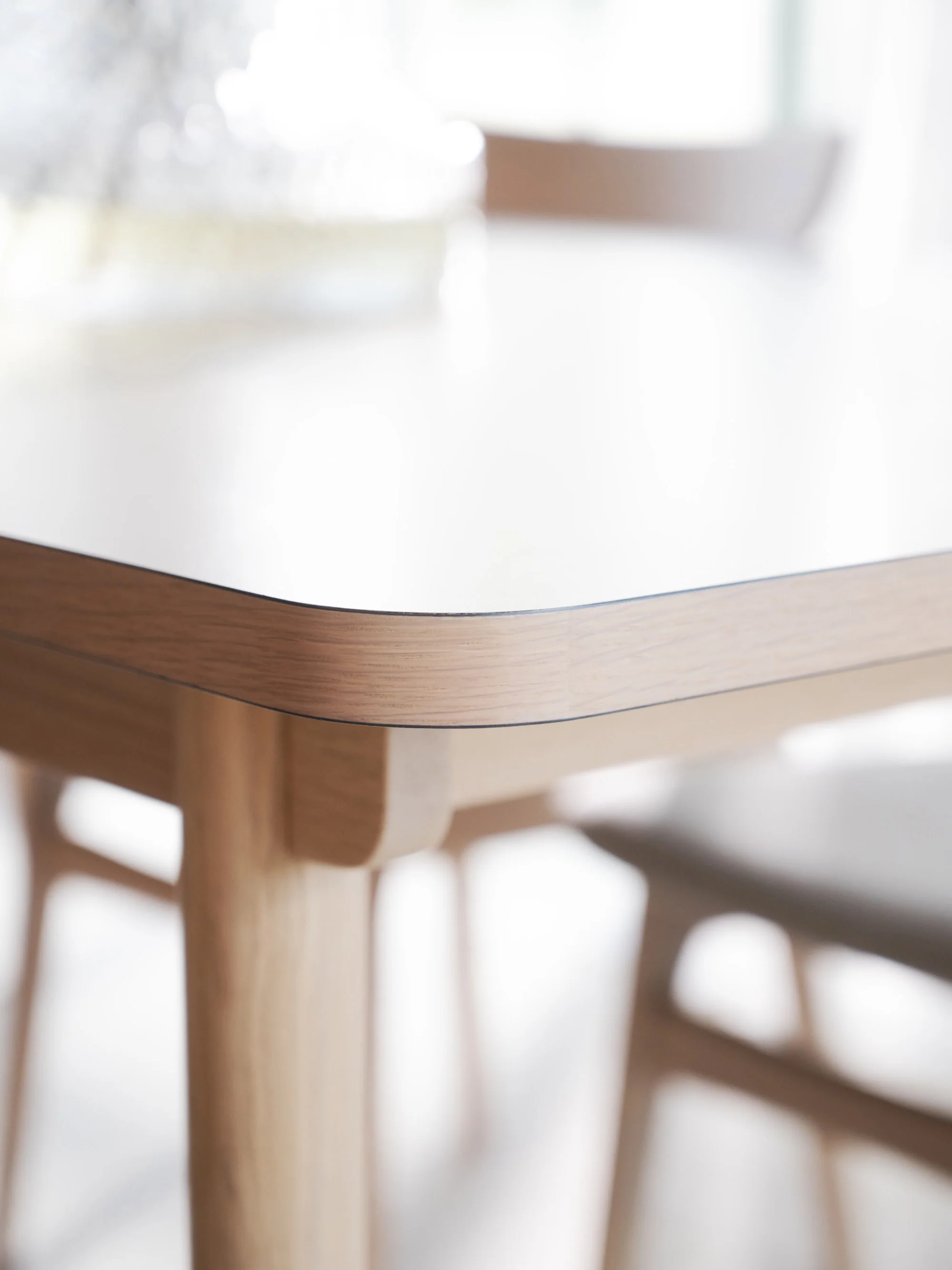 Uitschuifbare eettafel Fairmount van eikenhout, 220/265 x 95 cm