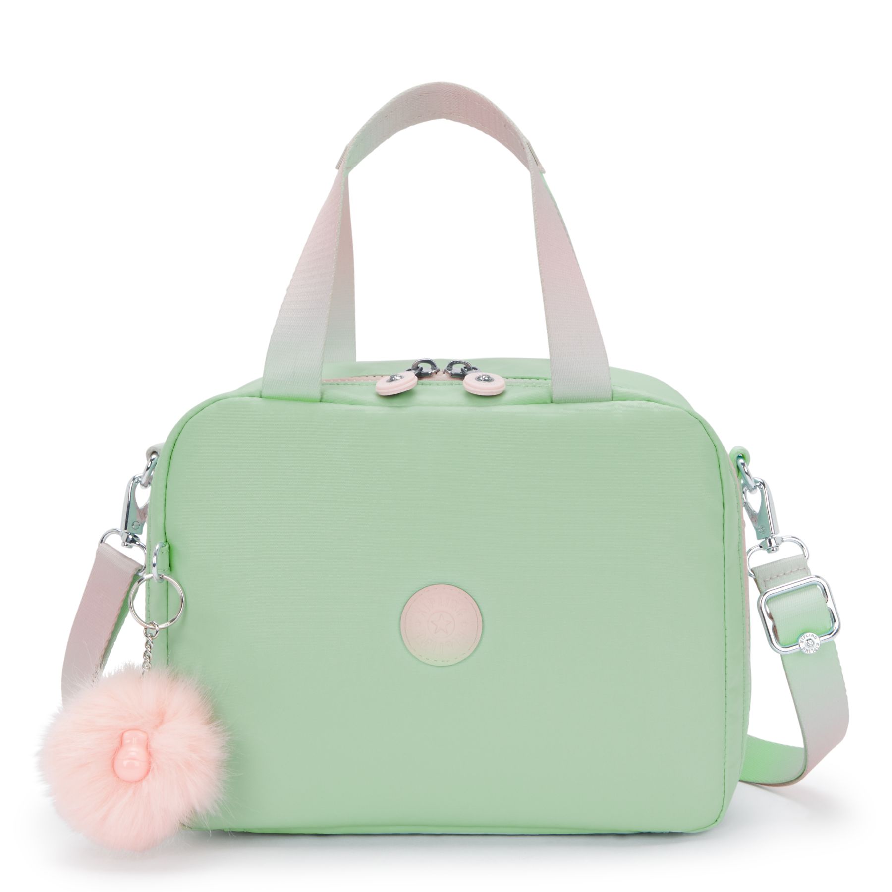 MIYO Sac repas moyen avec pochette de maintien pour trolley - Soft Green Metallic