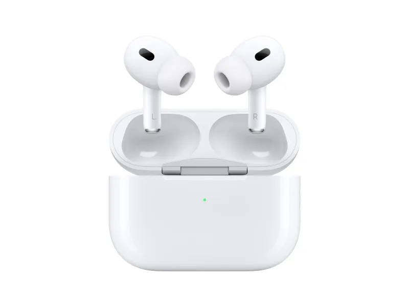 Apple | AirPods Pro - 2. Generation (2023) - Trådløse øretelefoner med mik. - aktiv støjdæmpning - hvid | Magsafe Charging Case (USB-C)
