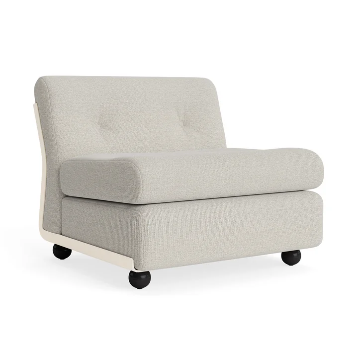 HAY - Amanta 1 Sitzer Sofa, cream beige / hellgrau (HAY Story 102)