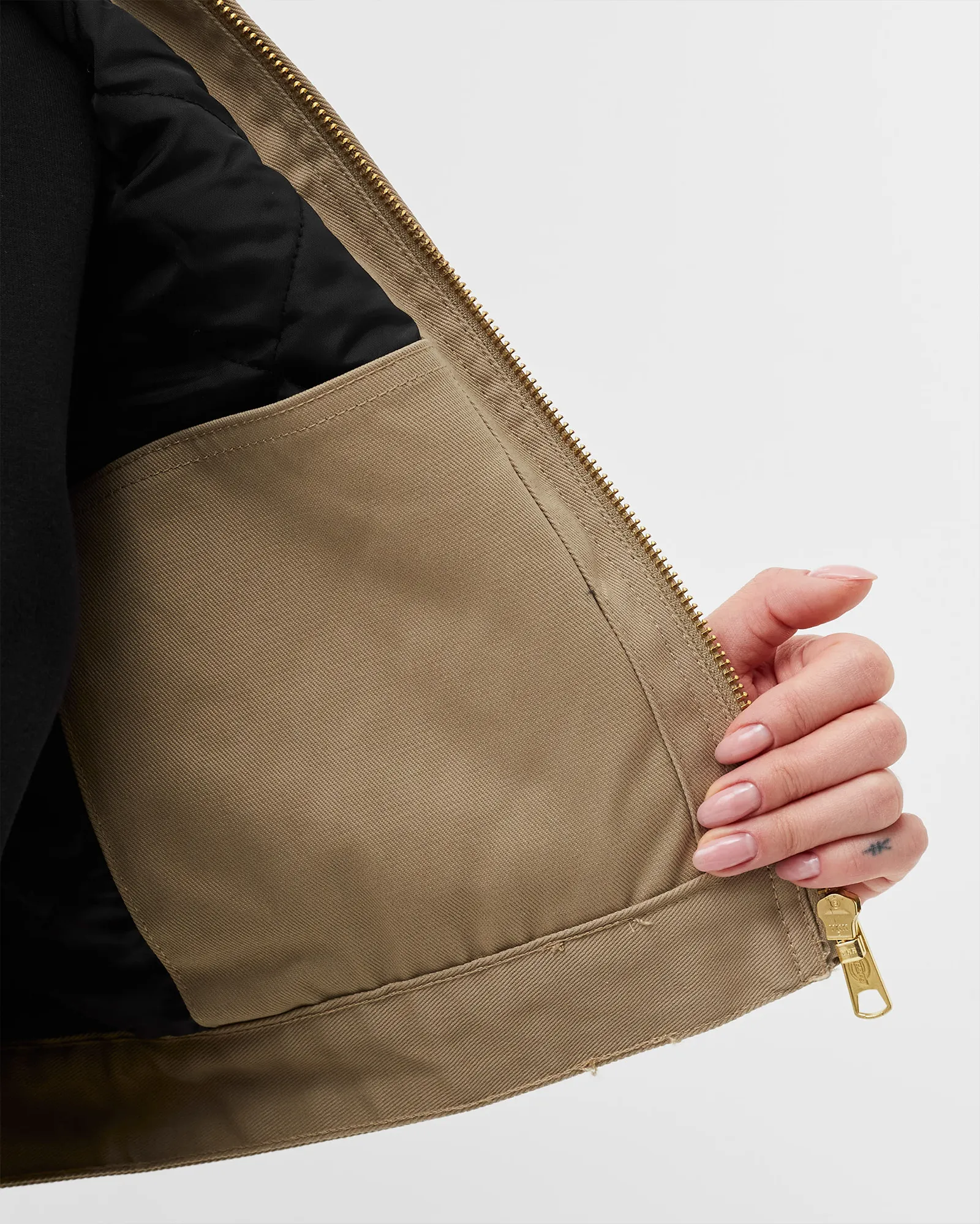 DICKIES WMNS LINED EISENHOWER CROPPED REC JACKET