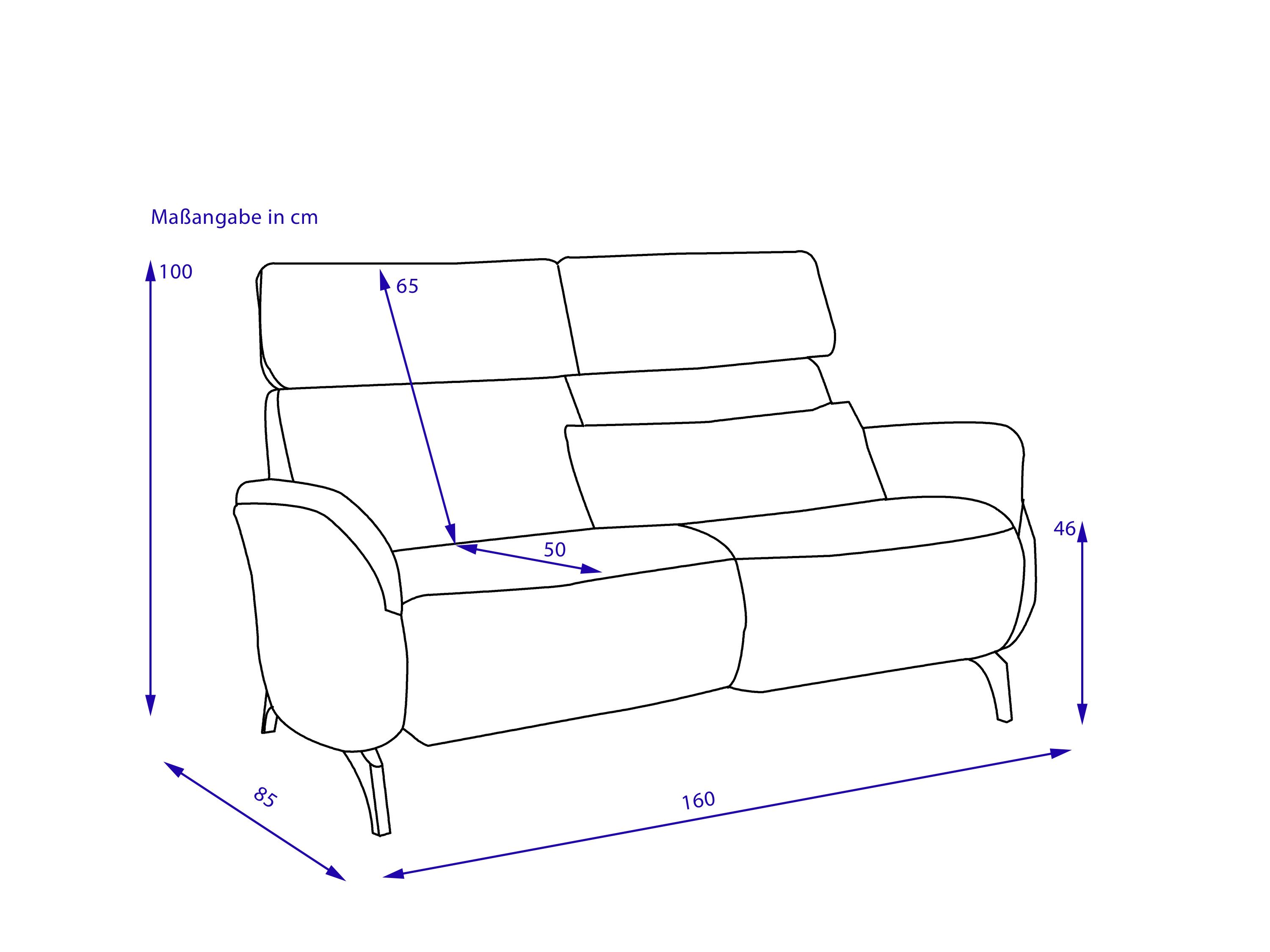 Sofa 2,5 Sitzer BPW 4170