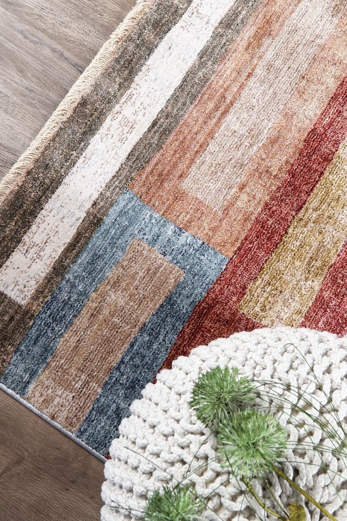 Pino gulvteppe 200x300 200x300cm multi farget 100 % polyester