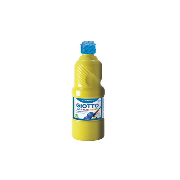 Giotto Guache Liquido Acrilico 500ml Amarelo
