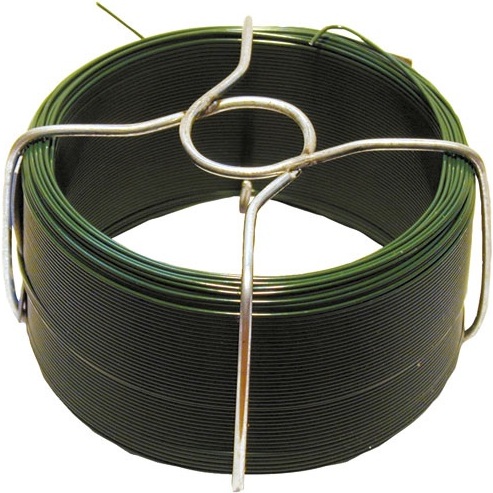 Fil acier plastifié - botillon - L : 30 m - D1.4 mm - vert