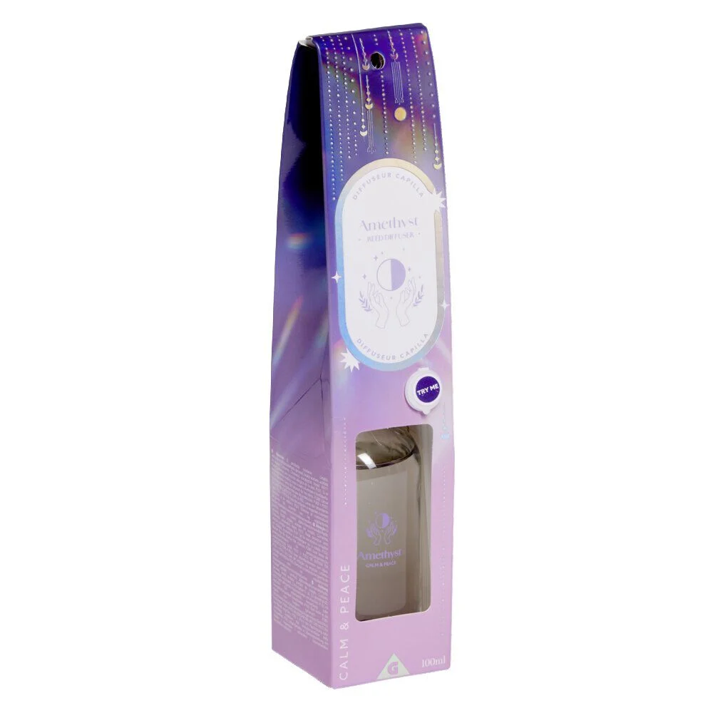 Diffuseur senteur avec pierres semi précieuses et 6 bâtonnets - 4 modèles