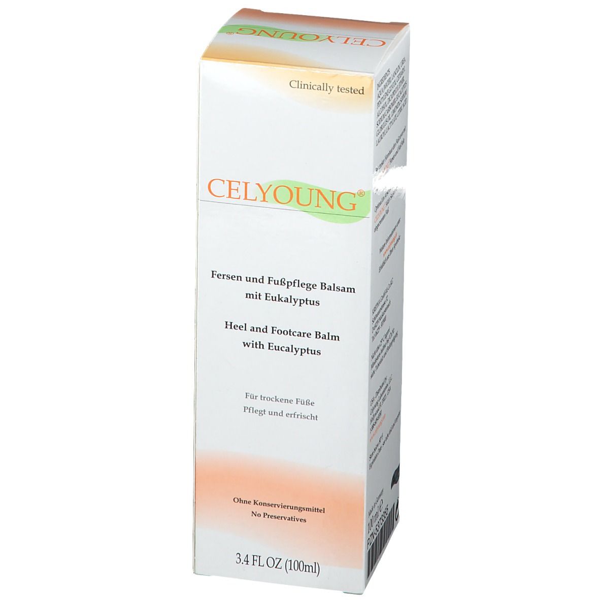 CELYOUNG® Fersen und Fußpflege Balsam mit Eukalyptus