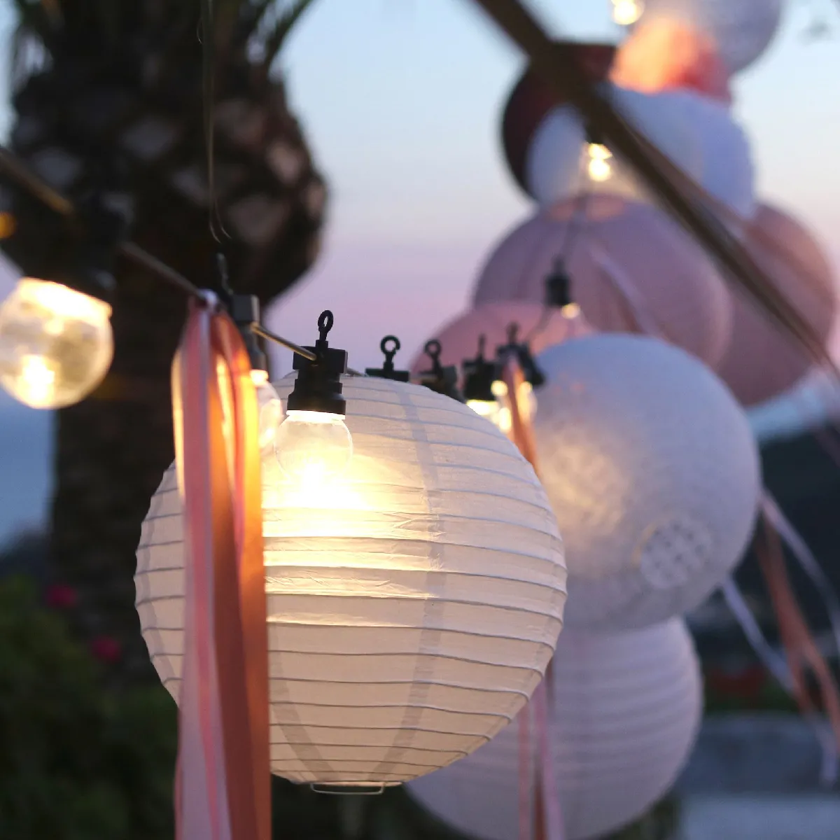 SkyLantern Guirlande Guinguette 3M Transparente