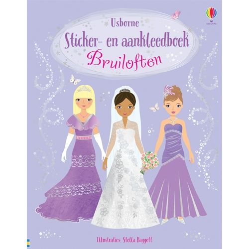 Uitgeverij usborne sticker- en aankleedboekje - bruiloften