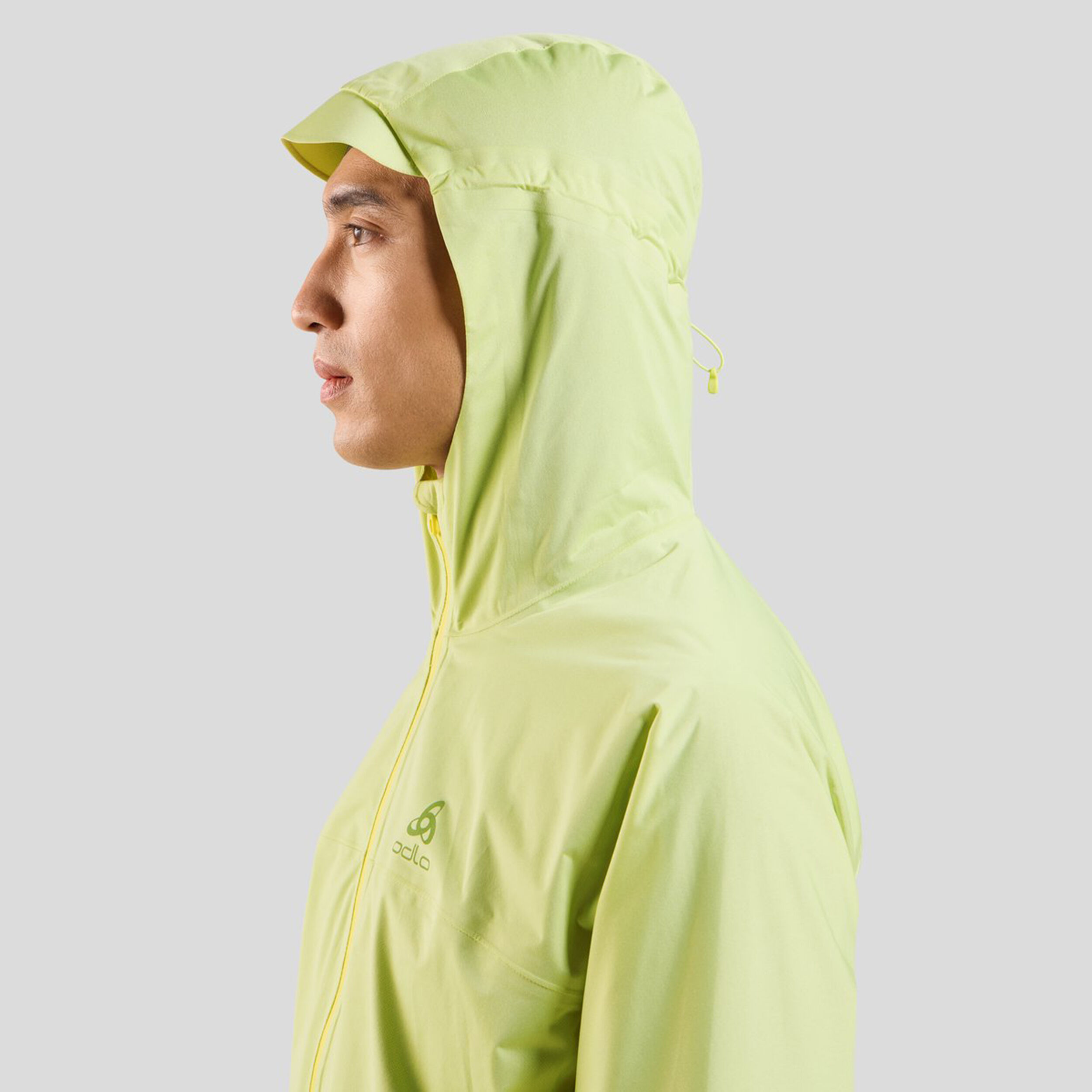 Odlo X-Alp Waterproof Veste Running Hommes - Jaune Lemon