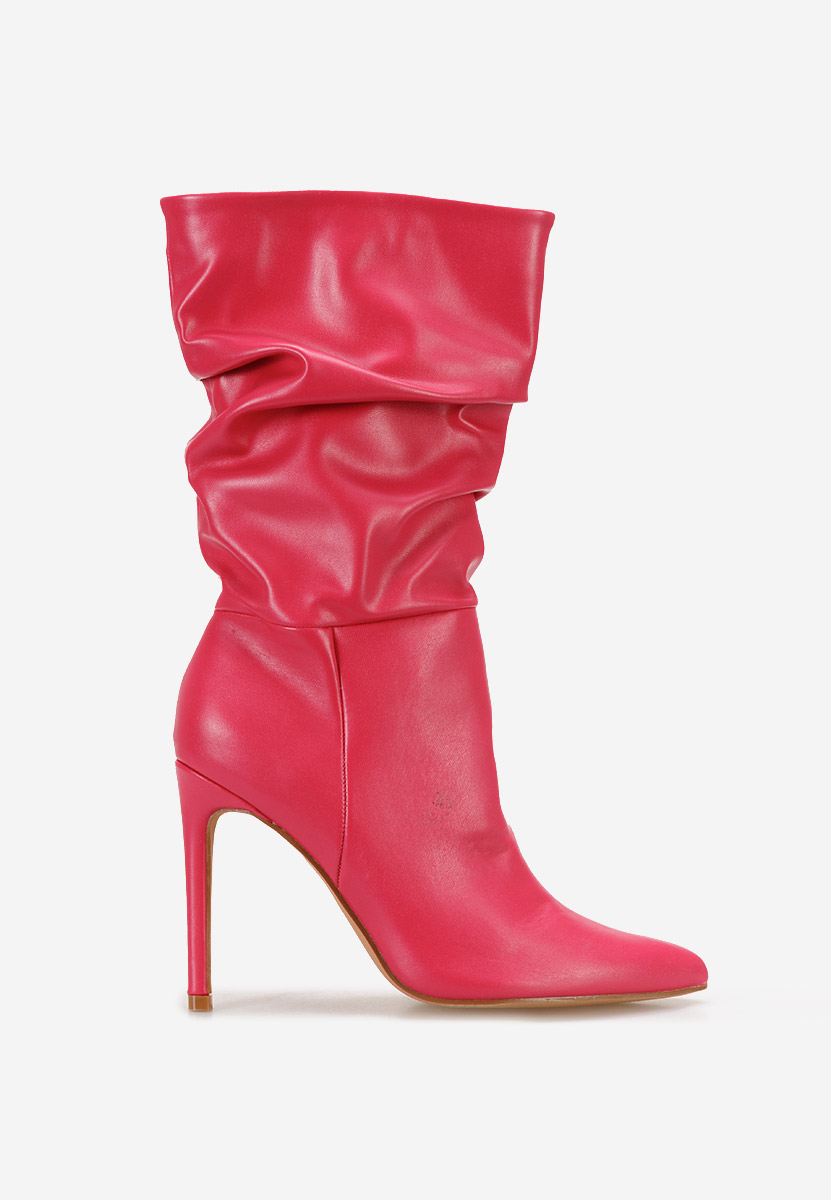 Bottes talons aiguilles fuchsia Hamena