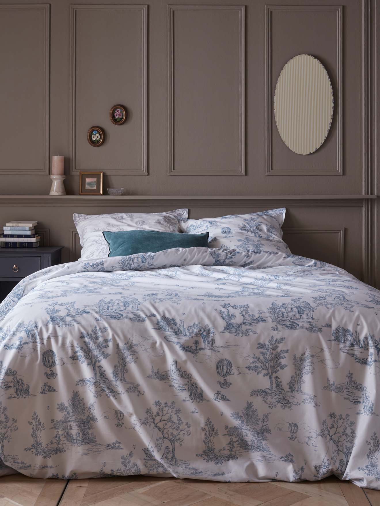 Housse de couette percale de coton 