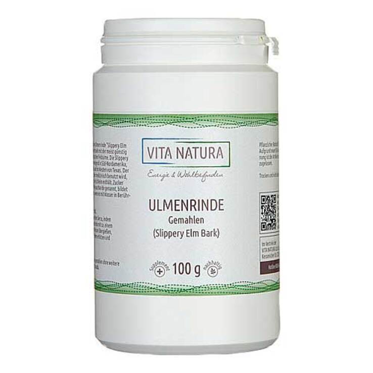 Amerikanische Ulmenrinde Slippery Elm Bark Pulver vet., 100 g