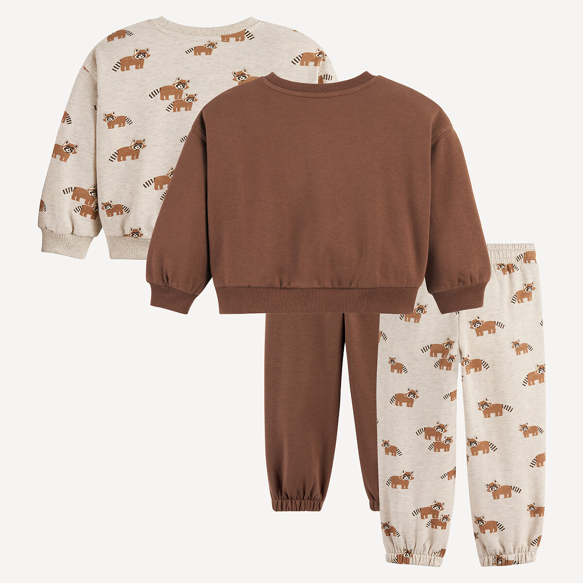COLEÇÃO LA REDOUTE<br>Conjunto de 2 peças, composto por suéter e calça de moletom