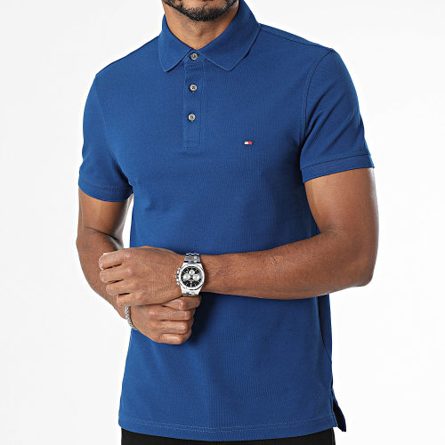 Polo Manches Courtes Slim 1985 7771 Bleu Roi
